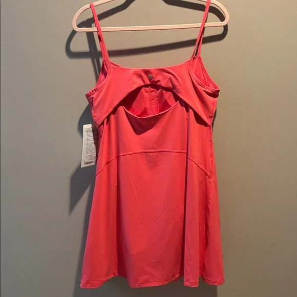 LULULEMON ALIGN CAMI STRAP DRESS IN GLAZE PINK SZ 12 NWT - Picture 5 of 9